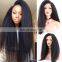 Hair styler kinky straight human hair full lace wig