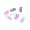 High quality oeko-tex plastic colorful transparent buckle stopper cord lock