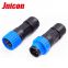 2 pin male female M15 PA material waterproof connector