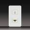push button wall switch socket Digit Telephone Socket with Data Socket