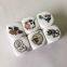 Wholease Heat Printing 16mm Round Corner Plastic Acrylic Dice/board Game Dice