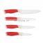 Numerous in variety plastic handle ceramic vegetable knives