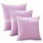 Home decor Custom plain  linen cushion case cover for Sofa
