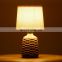 table lamps item type and new desig of ratton pattern LED desk lamp