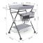 ASTM F2388 EN12221 manufacture folding diaper changing table station and baby bed