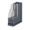 Aluminium windows and doors aluminium double glass sliding windows with fly screen