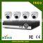 2016 New design easy using 4ch AHD Hybrid DVR kits 720P AHD camera