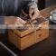 customized logo small wooden box natural wood bamboo storage gift box