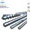 Plastic extrusion extruder screw barrel