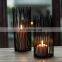 High quality  Metal Willow Candle Holder Black Pillar Candlestick Holder for Home Party Wedding Decoration