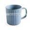 Custom colorful funny large Big Ceramic Stoneware Coffee Tea Cup Mug with Handle for Hot Chocolate Latte