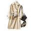 2020 New Arrivals women Double Breasted CASUAL women long trench coat ladies women trench coat