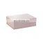 Custom logo large luxury pink rigid magnetic folding paper packaging gift box for packing
