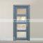 aluminium double frosted tempered modern casement hinge door for bathroom interior hotel home house