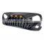 Custom Grille For JEEP Wrangler jk/jku  Matte Black  Goliath style