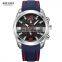 MEGIR 2063 wholesale mens blue quartz watch low price healthy silicone band luminous water proof sports wristwatches