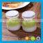 Food grade empty jam jar clear glass 100ml pudding bottle