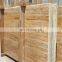 Customized New Arrival Luxury Model Turkey Gold Yellow Travertine Vein Cut slab or cut to size CEM-SLB-05-02