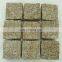 Sunset gold granite cube stone for garden walkways