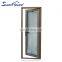 Superhouse 2015 new economic frameless casement aluminium door office entrance glass door