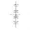 multifunctional 4 tier iron wire bathroom rack shower Storage Shelf shower caddy