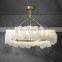 luxury living room full copper villa round dining room alabaster chandelier