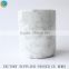 2016 latest round base 10cm height marble candle jars wholesale