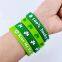 OEM Custom Printed Silicone Bracelet Smooth No Burrs Silicone Bracelet Safe Non-toxic Odorless High Quality Festival Rubber Band