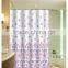 Hot Sale Lusury Design 100% polyester shower curtain for hotel, family, waterproof bath curtain