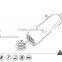 new product new car charger 2.4a dual usb car charger for charging iphone