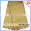 Mitaloo Yellow Swiss Voile Organza Lace African Eyelet Lace for Wedding Dress MOG0195