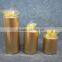 compressed pillar candle