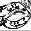 tastefully Women's Swan Metal Filigree Laser Cut christmas carnival Mask
