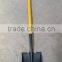 tangshan Round Point Shovel long wood handle shovel back tempered shovel