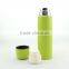 350ml/500ml stainless steel vacuum flask with Pu leather  bullet shape thermo flask