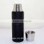Double wall stainless steel vacuum flask/bullet thermos flask/vacuum thermos with stainless steel cap