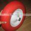 4.80/4.00-8 metal rim flat free tyre , pu foam tire