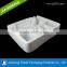 white PET plastic electronic blister packing trays