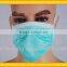 Disposable 3ply face mask ,blue ,white,pick