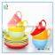 Wholesale solid color ceramic tea cup and saucer stands