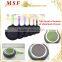 MSF-6098 Magic new aluminum fry pan bottom with colorful decal bakelite handle with same color coating with bottom decal