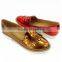 unique design low price latest design lady casual flat shoes