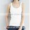 cotton material embroidered logo promotion tank top