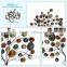 Metal leaves wall art decor for home decoration                        
                                                                                Supplier's Choice