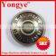 14mm custom logo plating spring type snap buttons for clothing