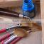 Wholesale 5pcs Set Fan Shape Red Wooden Handle Artsit Paint Brush In Stock