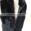 Fashion Women 2015 Fur Gilet/Rabbit Winter Fur Vest /black rabbit fur vest