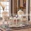 French style wooden tea table and chairs set design