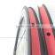 OEM Ultra light chinese carbon clincher wheelset 50mm 700c road bike clincher wheels with powerway R36 hub in T800 carbon fiber