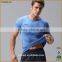 Eco-friendly material custom 100% polyester dry fit plain sports t-shirt